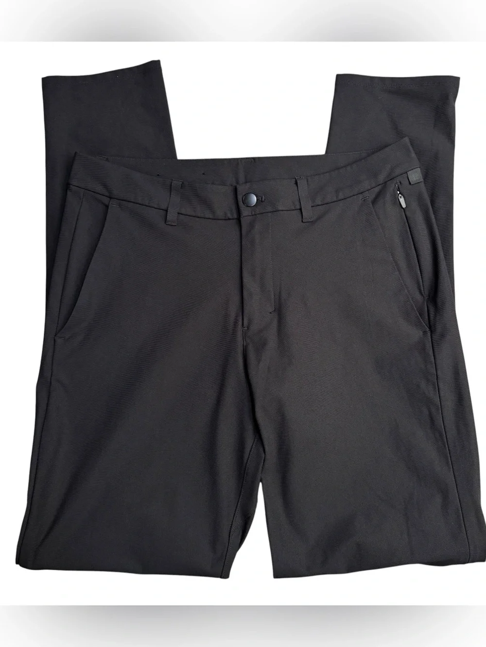 Lululemon ABC Slim-Fit Trouser Men’s 32x32 Black Warpstreme 5-Pocket LM5AF3S